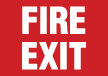 11300 Fire Exit Sign