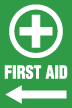11304 First Aid Arrow Left