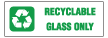 11336 Recyclable Glass Only with Picto