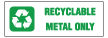 11337 Recyclable Metal Only with Picto