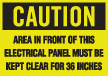 12006 Caution Sign Electrical Panel