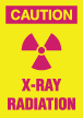 12030 Caution X-Ray Radiation with  Picto