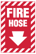 24025 Fire Hose Sign