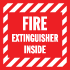 24028 Fire Extinguisher Inside Sign