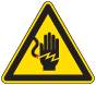 Voltage Hazard Symbol Hand