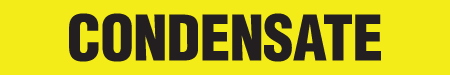 Condensate Style D Pipe Marker